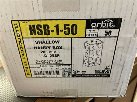 shallow metal handy box|ORBIT HSB.